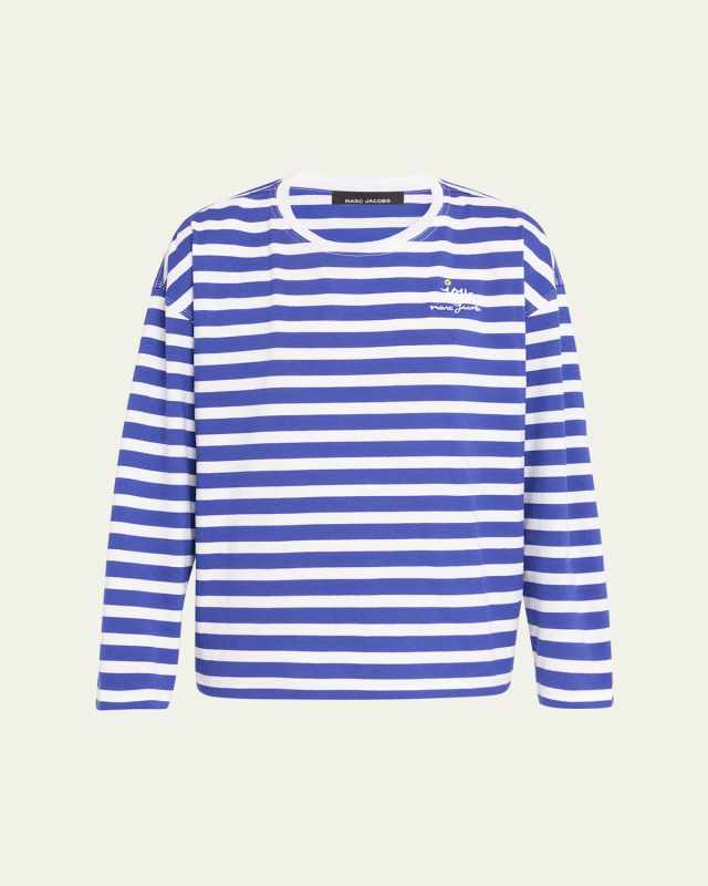 Daisy Striped Long-Sleeve T-Shirt